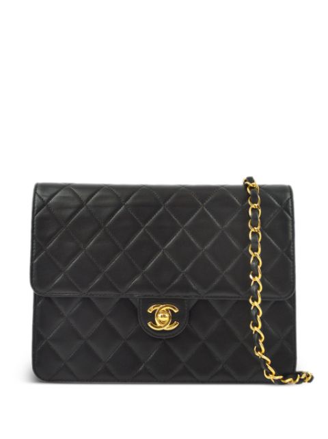 HOT SALE CHANEL 2002 small Half Flap shoulder bag Women