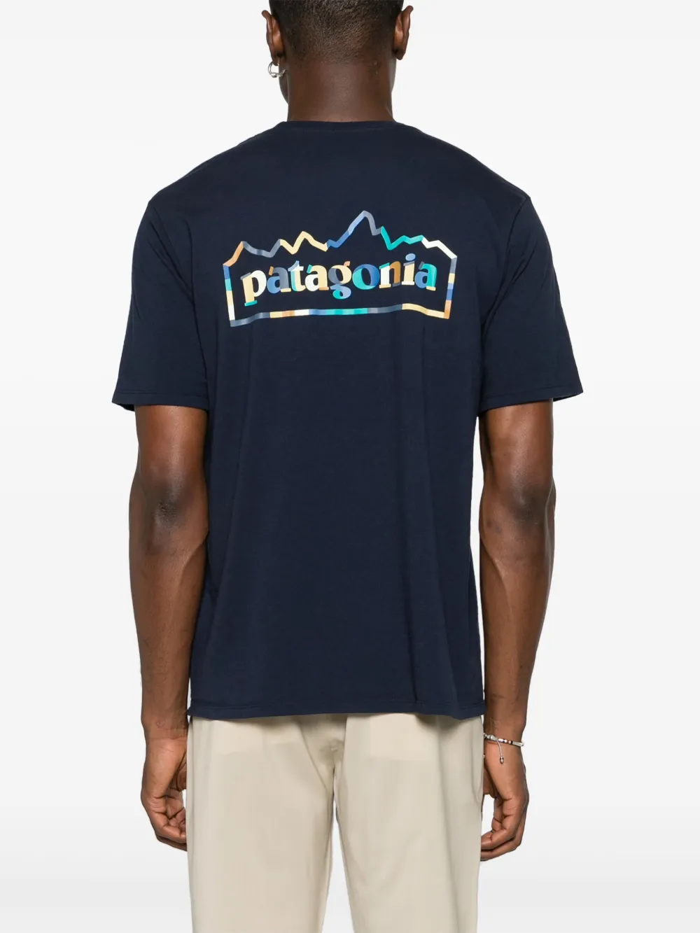 Patagonia T-shirt Blauw