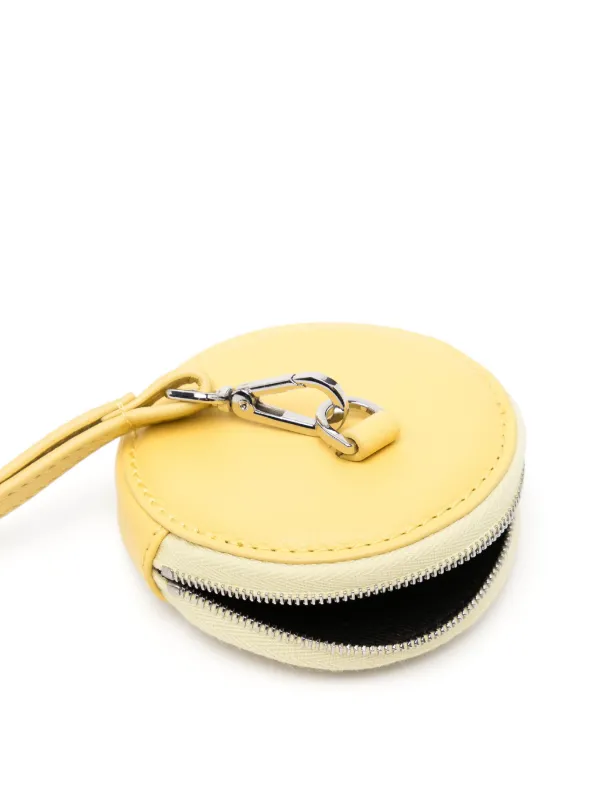 Maison Kitsuné Cloud Leather Coin Purse | Yellow | FARFETCH