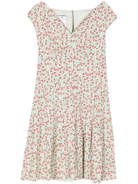 CHANEL 2004 floral-print cotton dress Women