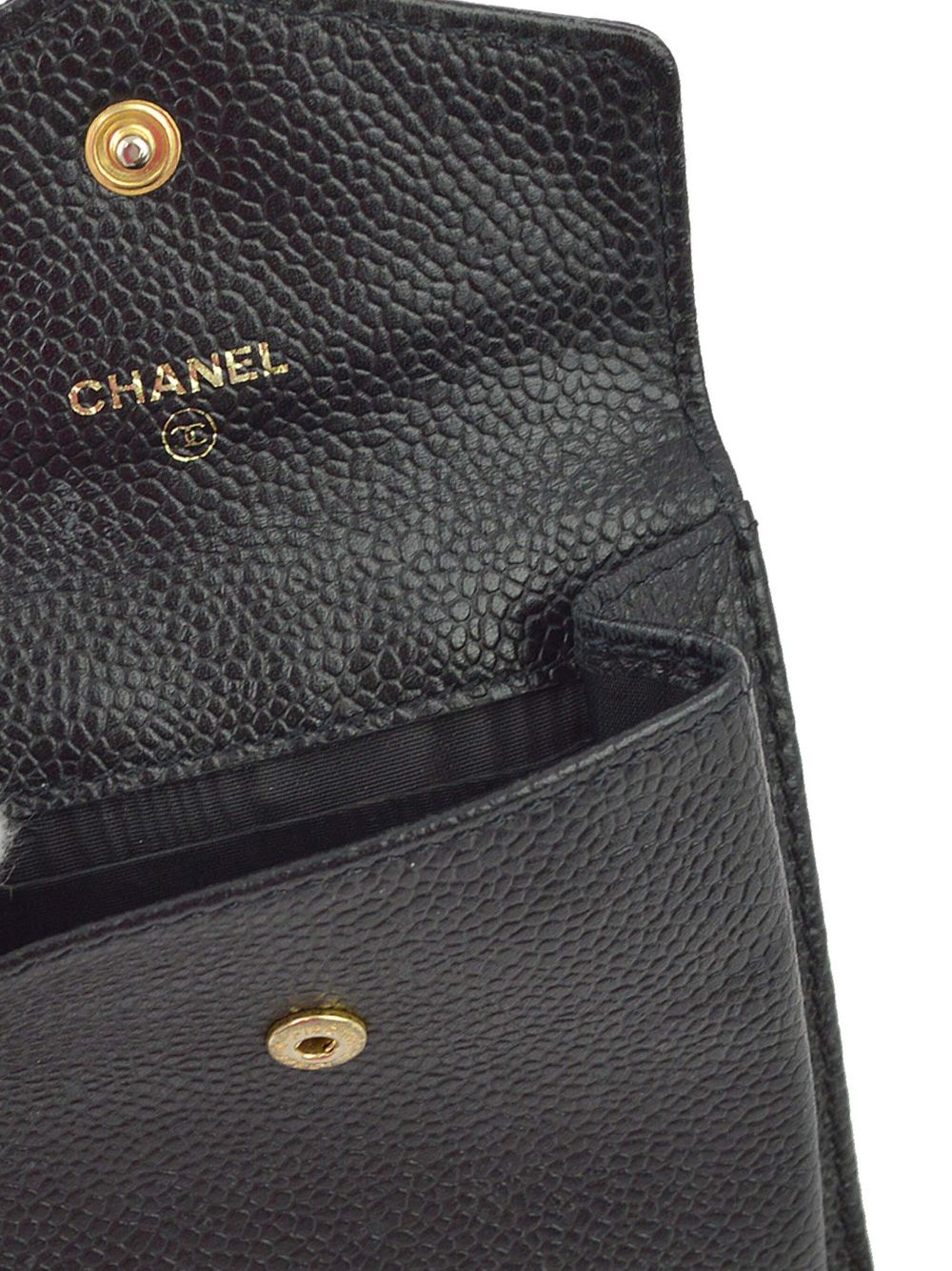 Cheap HOT SALE CHANEL 1998 CC leather coin purse Women