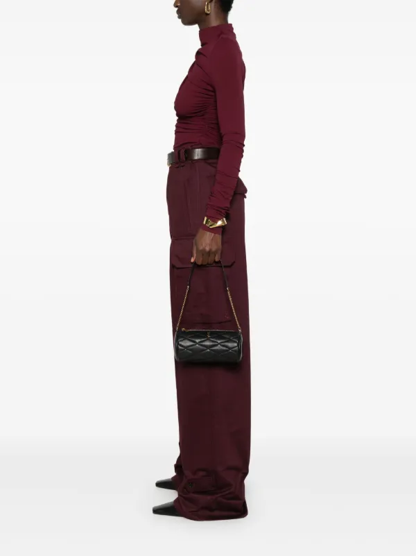 Saint Laurent Sade Tube Shoulder Bag | Black | FARFETCH