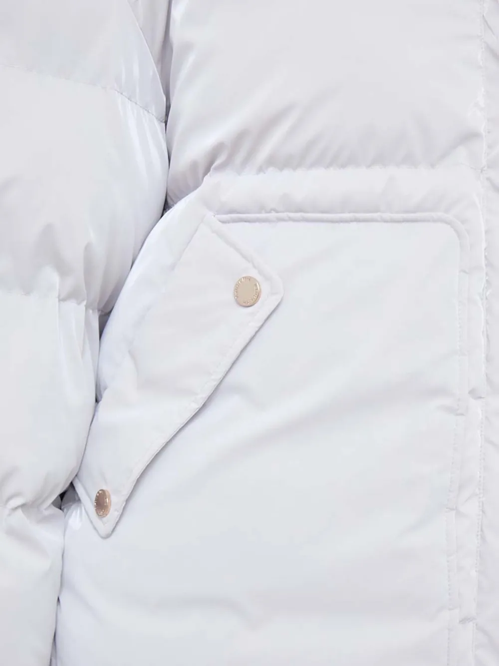 Patrizia Pepe Gewatteerde jas Wit