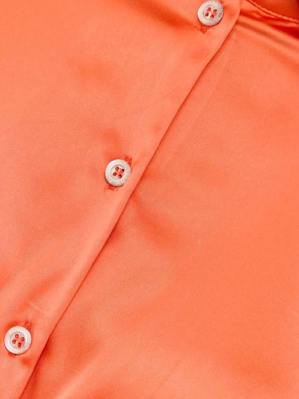 Patrizia Pepe Mini-jurk met gedraaid detail en knopen Oranje