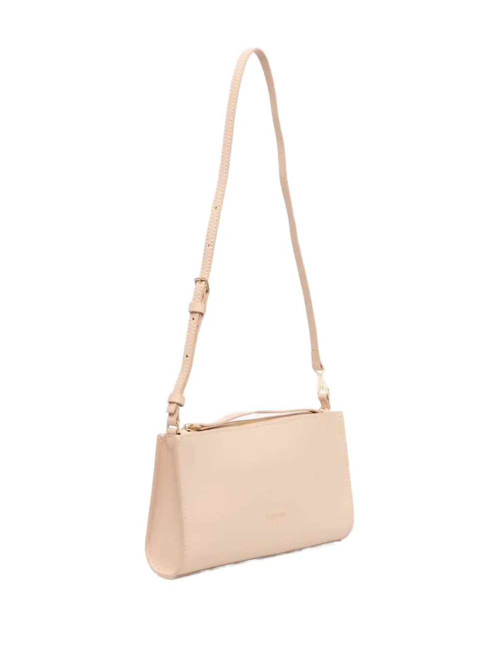 Patrizia Pepe Crossbodytas met logo Beige