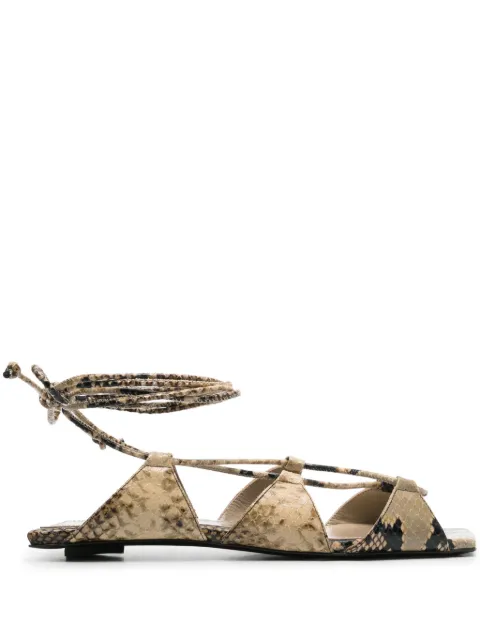 The Attico Reneè leather sandals