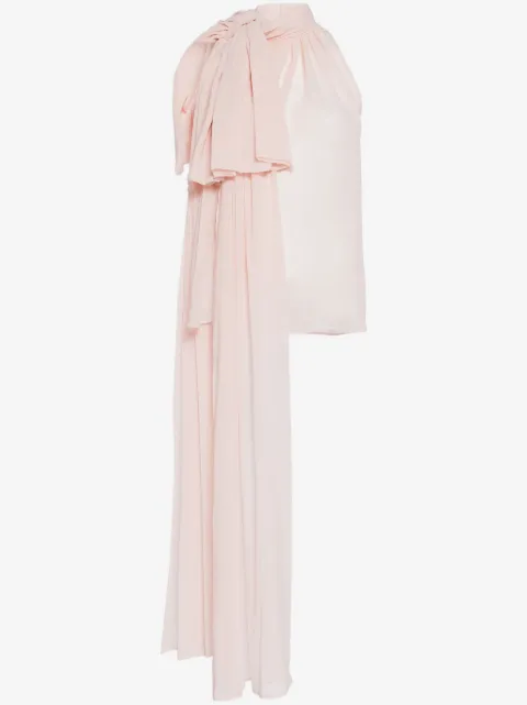 Isabel Sanchis sash-detail georgette top