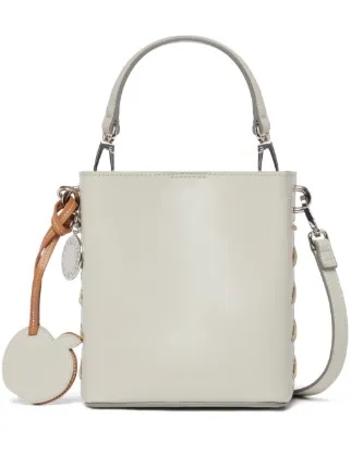 STELLA McCARTNEY ロゴ Frayme 2Way チェーン バケットバッグ 白 Women ピュアホワイト フレイム バケットバッグ | Stella