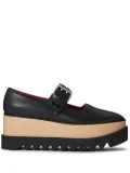 Stella McCartney Elyse star-studded platform shoes - Black