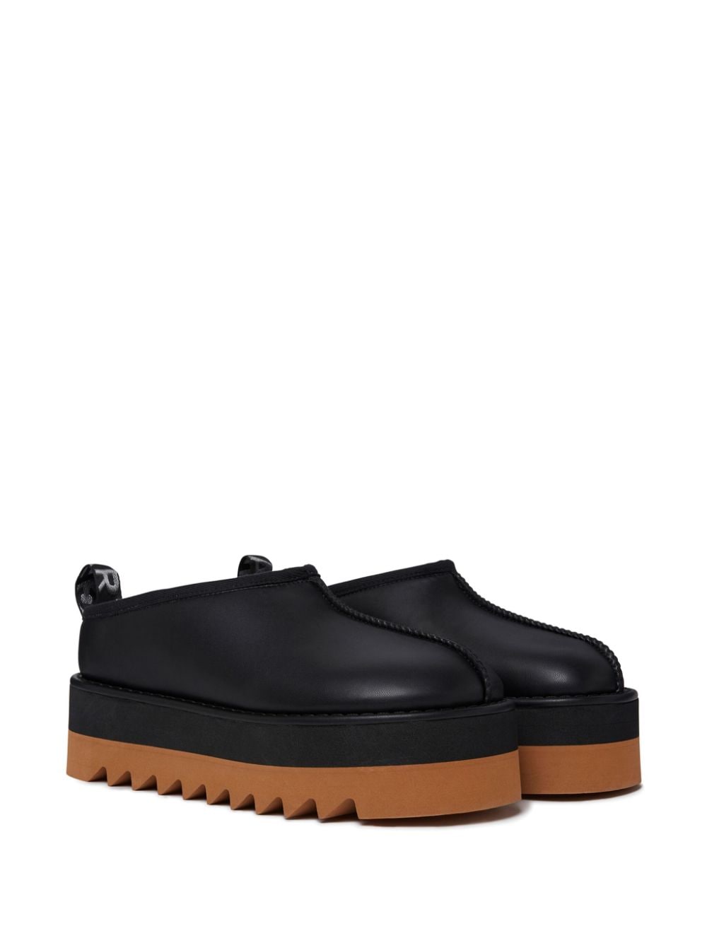 Shop Stella Mccartney Sneak-elyse Platform Mules In Black