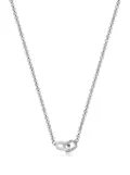 Nialaya Jewelry intertwined stainless steel necklace - Silver