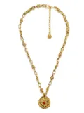 Goossens Talisman Astro Sun pendant necklace - Gold