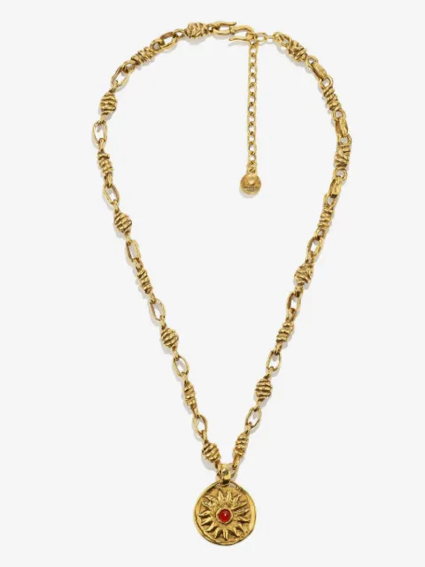 Goossens Talisman Astro Sun pendant necklace