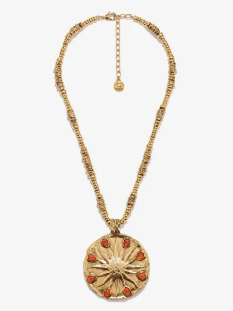 Goossens Talisman Astro Sun pendant necklace