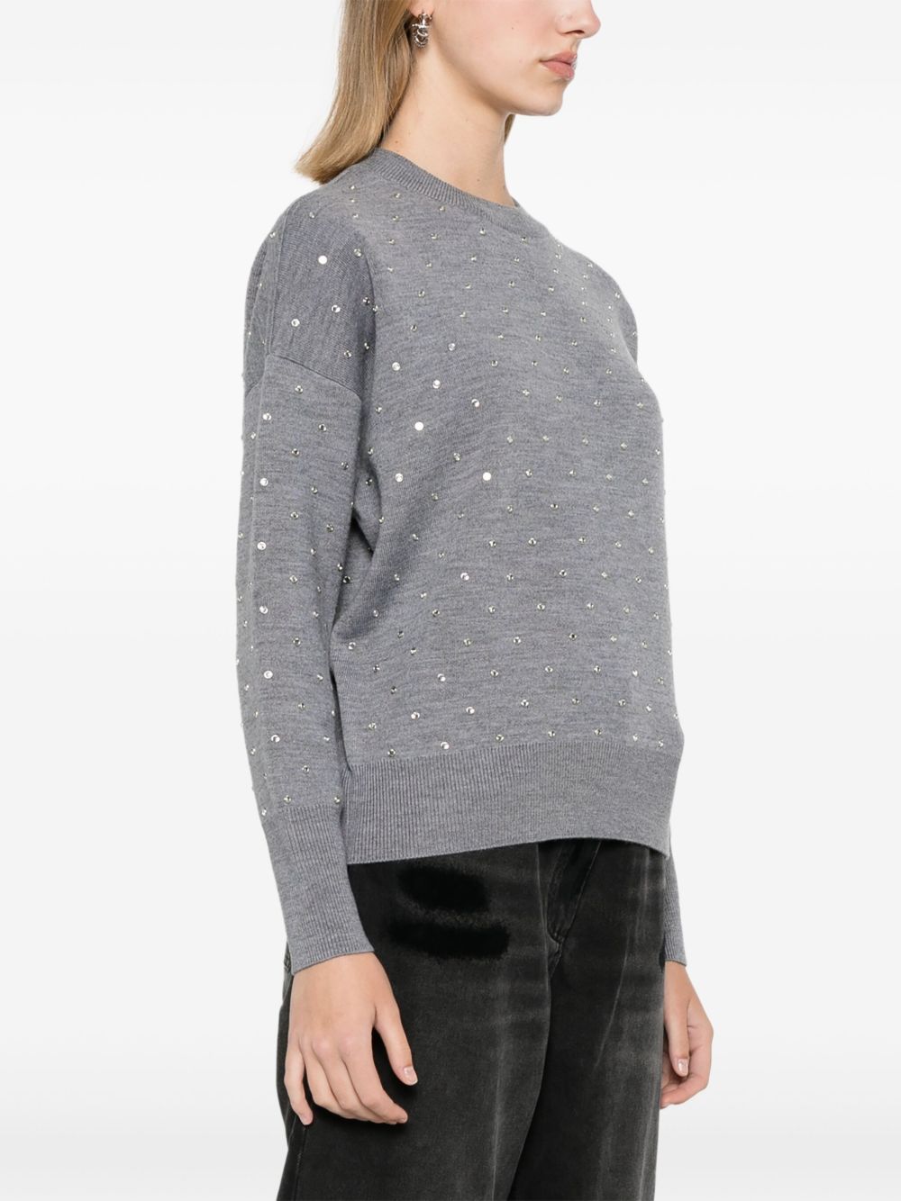 Best shopping prices Rabanne glass crystal-embellished jumper Women