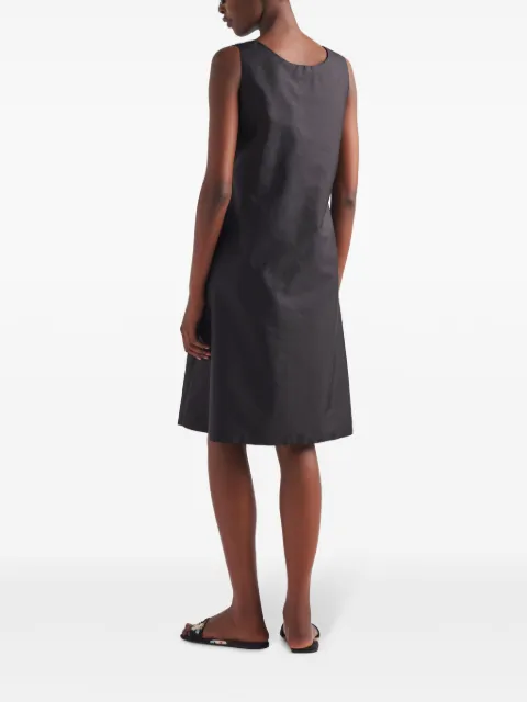 Prada logo-appliqué Re-Nylon midi dress 23X698SOOO1WQ9 - 2