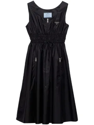 新しいスタイル Prada Re-Nylon ドレス | ブラック | FARFETCH JP スーツ・フォーマル・ドレス