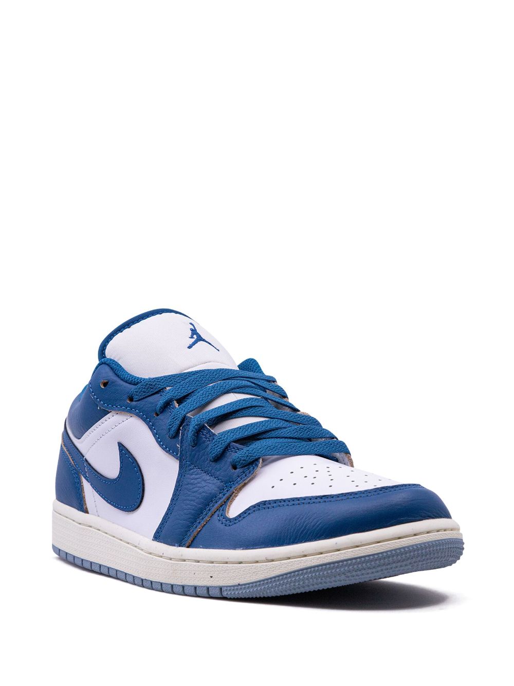 Shop Jordan Air  1 Low "industrial Blue" Sneakers