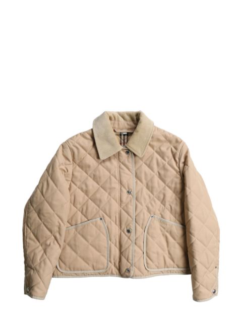 Burberry quilted classic-collar jacket Women