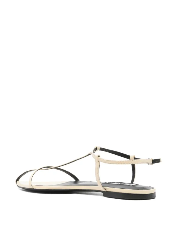 関税送料込★Jil Sander★パデッド レザー サンダル JIL SANDER ジルサンダー レザーサンダル 25cm - メルカリ