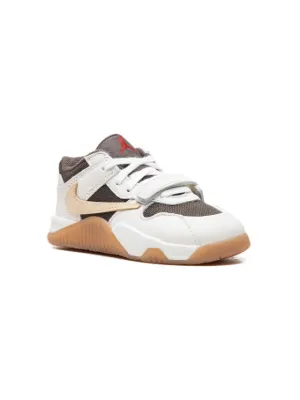 Jordan Kids x Travis Scott 'Jordan 1 Low' スニーカー | ホワイト
