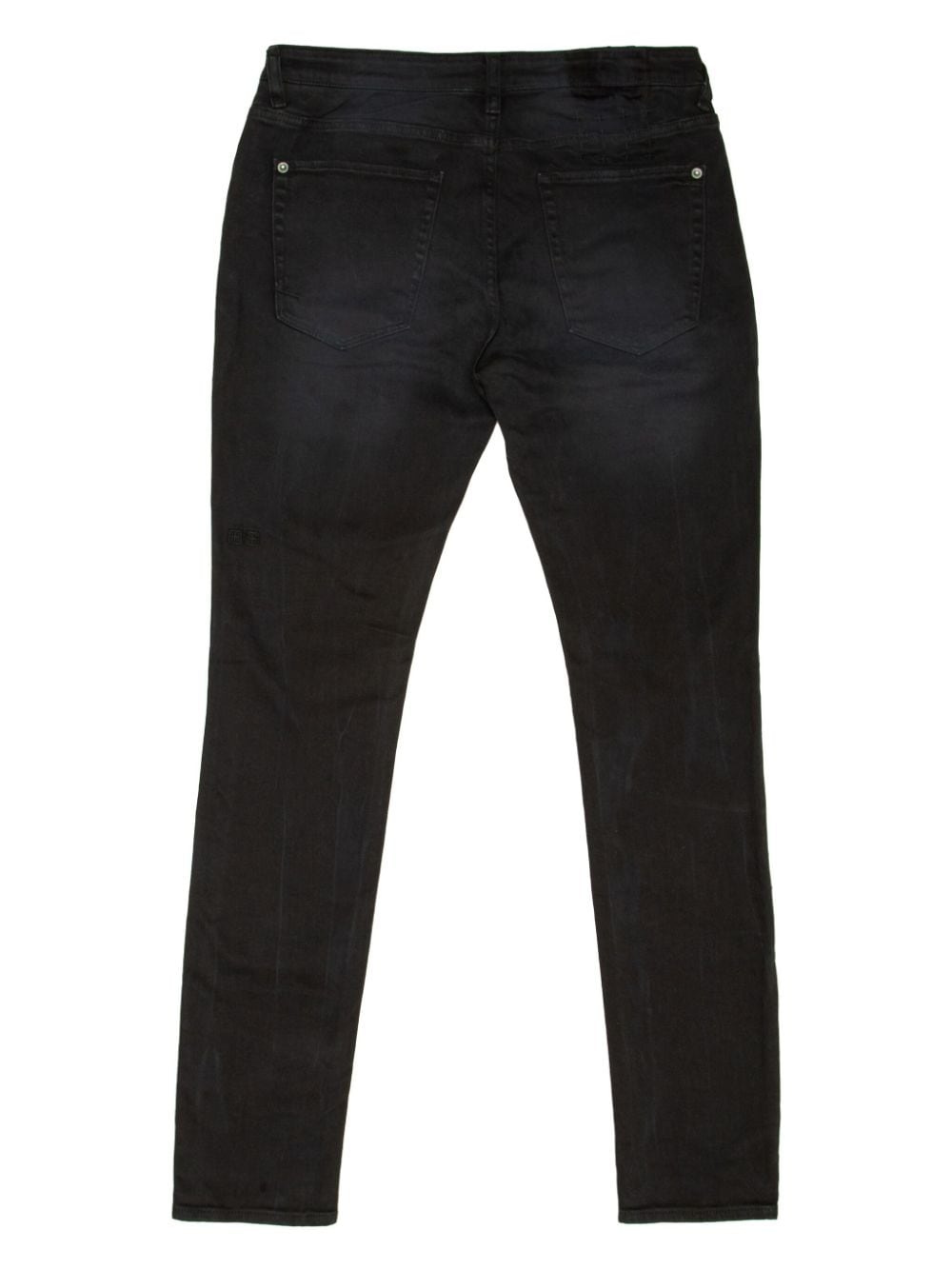 Ksubi Van Winkle Ghosted 1999 mid waist skinny jeans Zwart