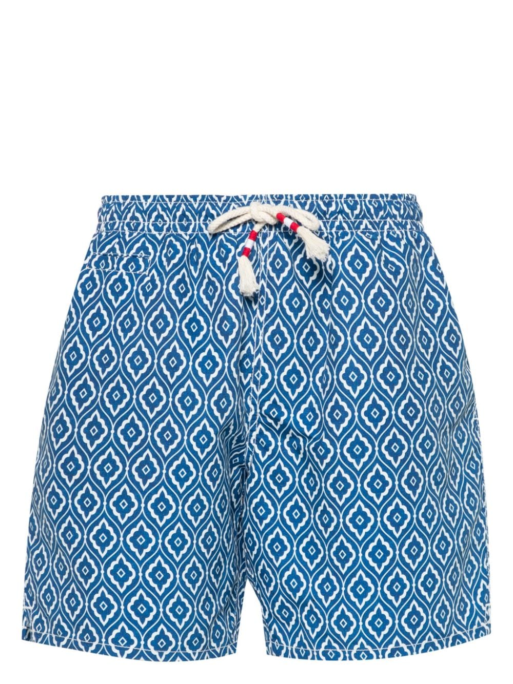 Mc2 Saint Barth Graphic-print Swim Shorts In Blue