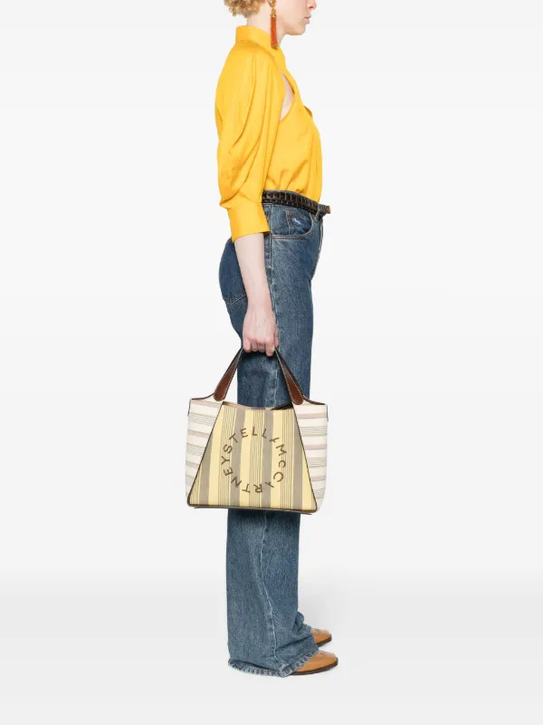 Stella McCartney ストライプ ハンドバッグ | イエロー | FARFETCH JP