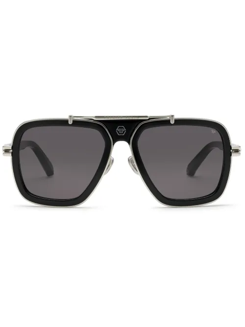 Lunettes de soleil oversize Plein Icon - Philipp Plein - Modalova