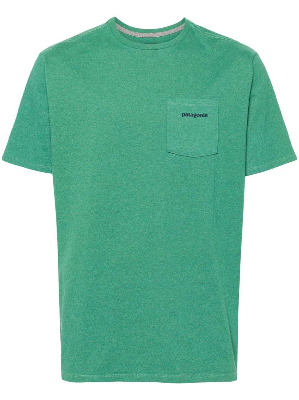 Patagonia T-shirt met logoprint Groen