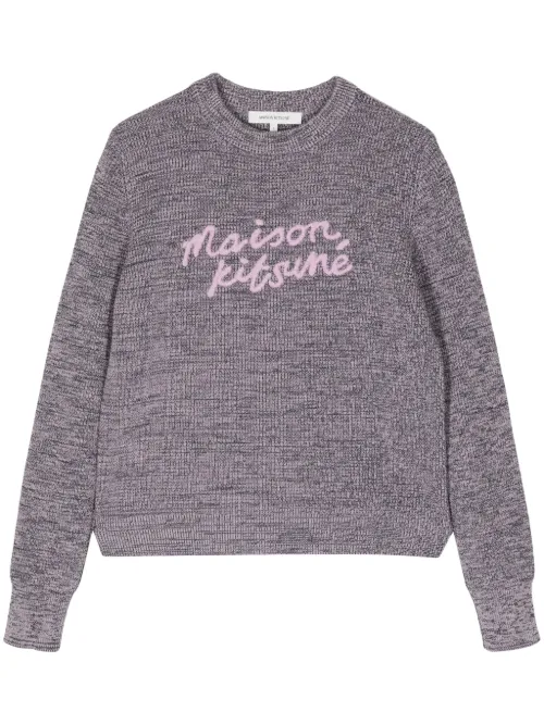 Pull à logo brodé - Maison Kitsuné - Modalova
