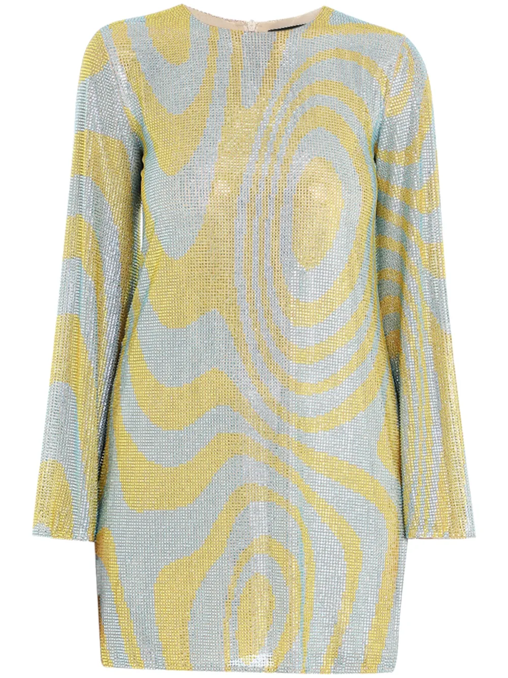 Celia Kritharioti Abito corto con decorazione - Giallo