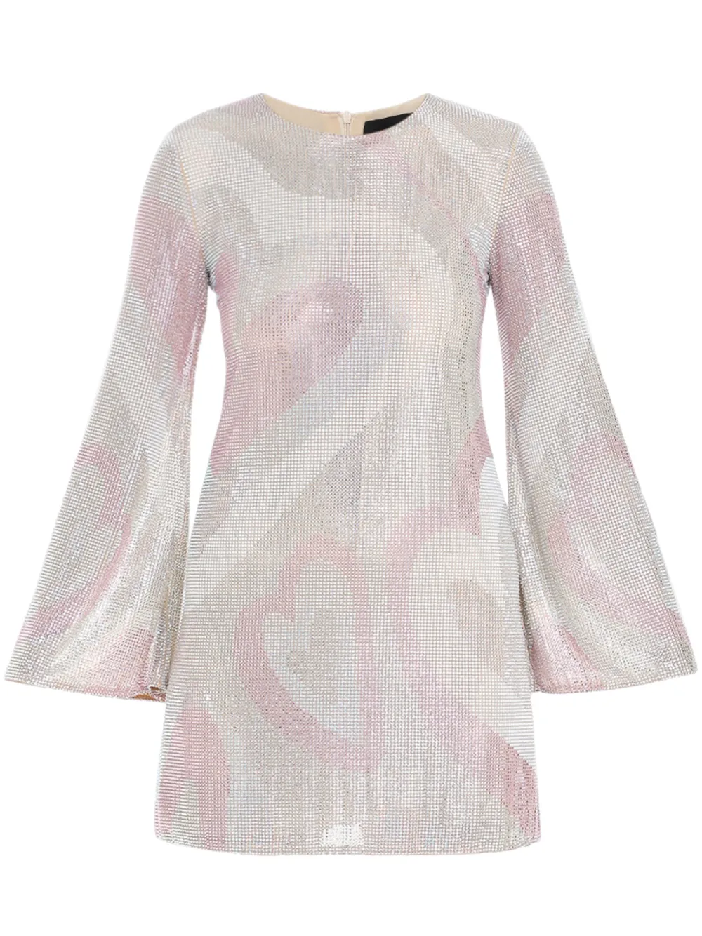 Celia Kritharioti Abito corto con paillettes - Rosa