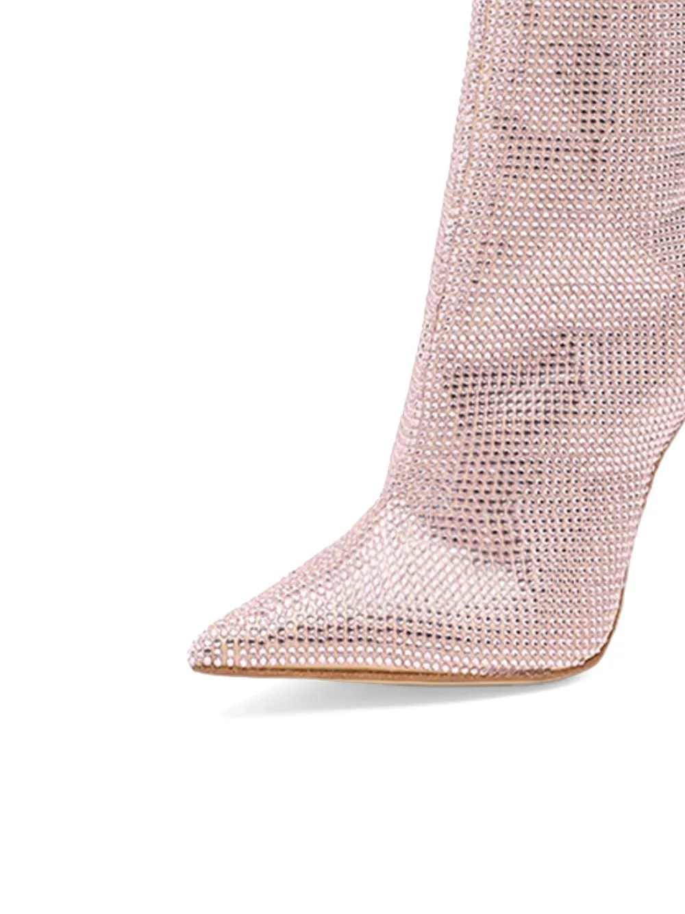 Celia Kritharioti Laarzen verfraaid met kristallen Roze