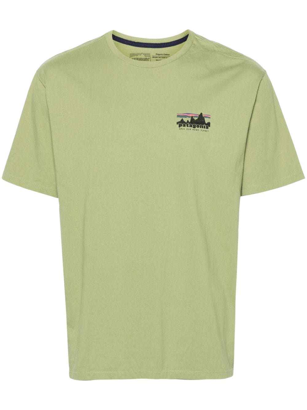 Patagonia '73 Skyline Organic Cotton T-shirt In Green