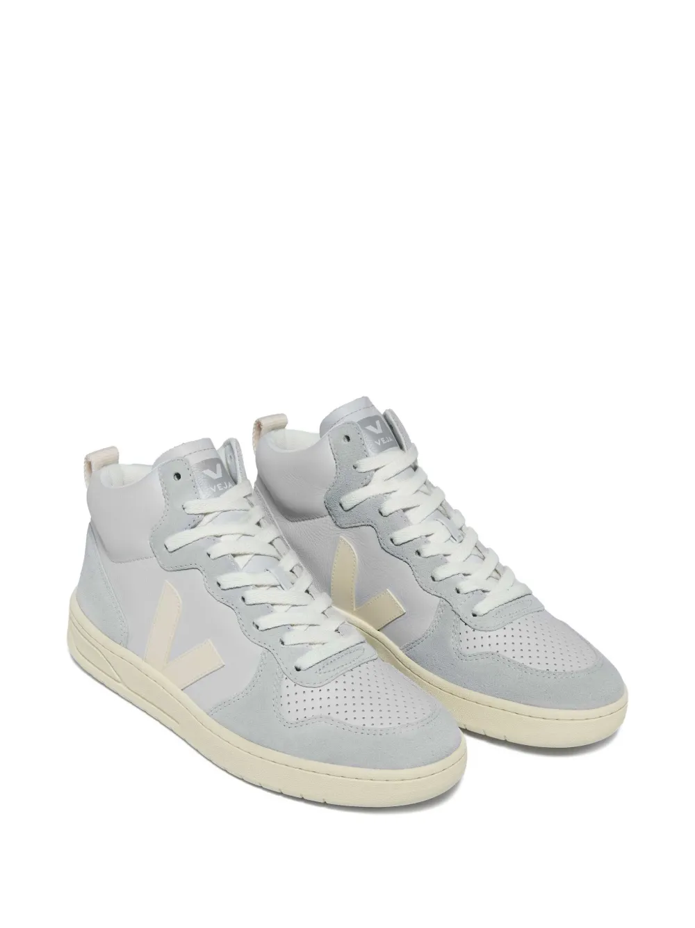 VEJA V-15 leren sneakers - Grijs