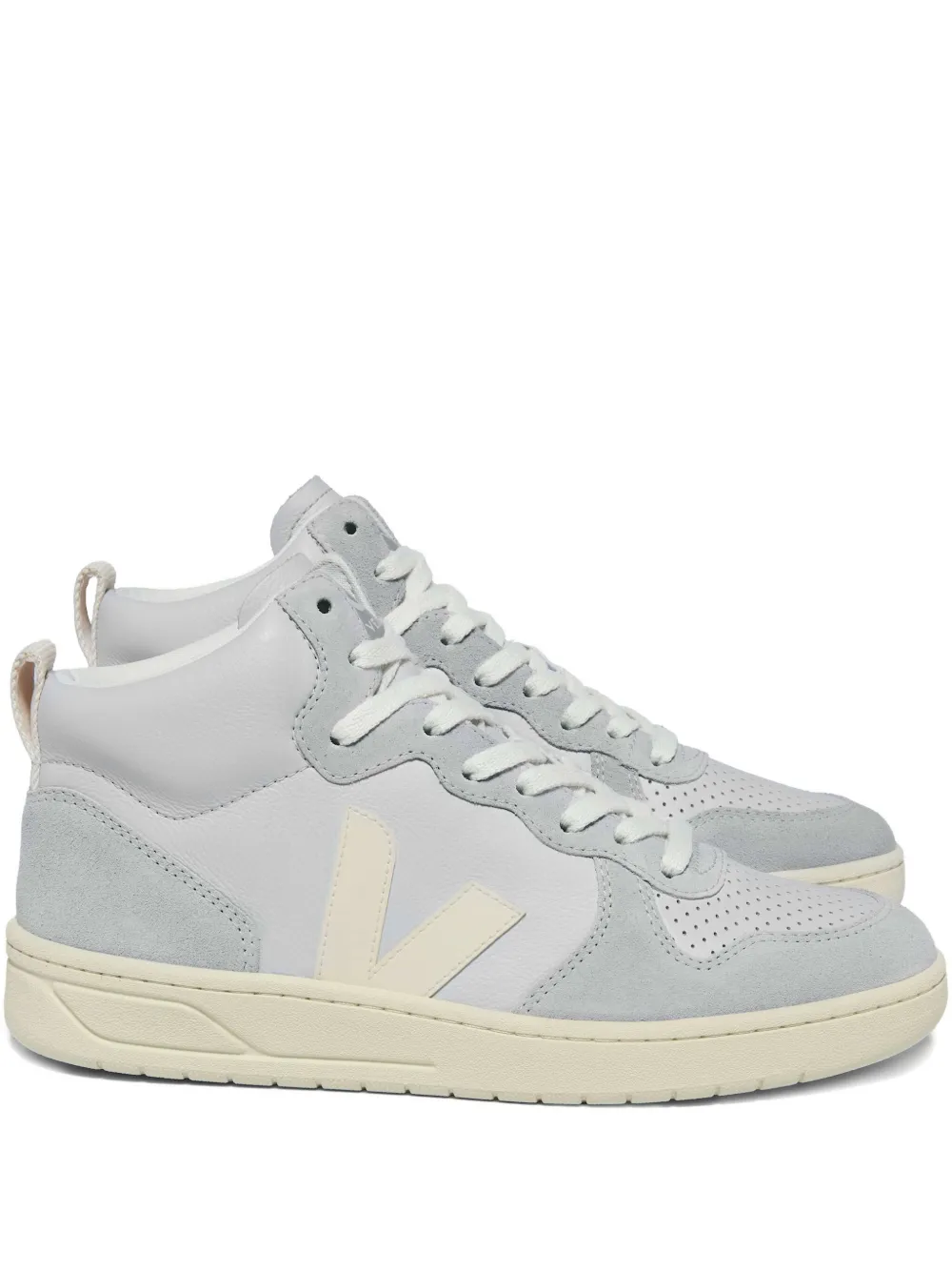 VEJA V-15 leather sneakers Grey