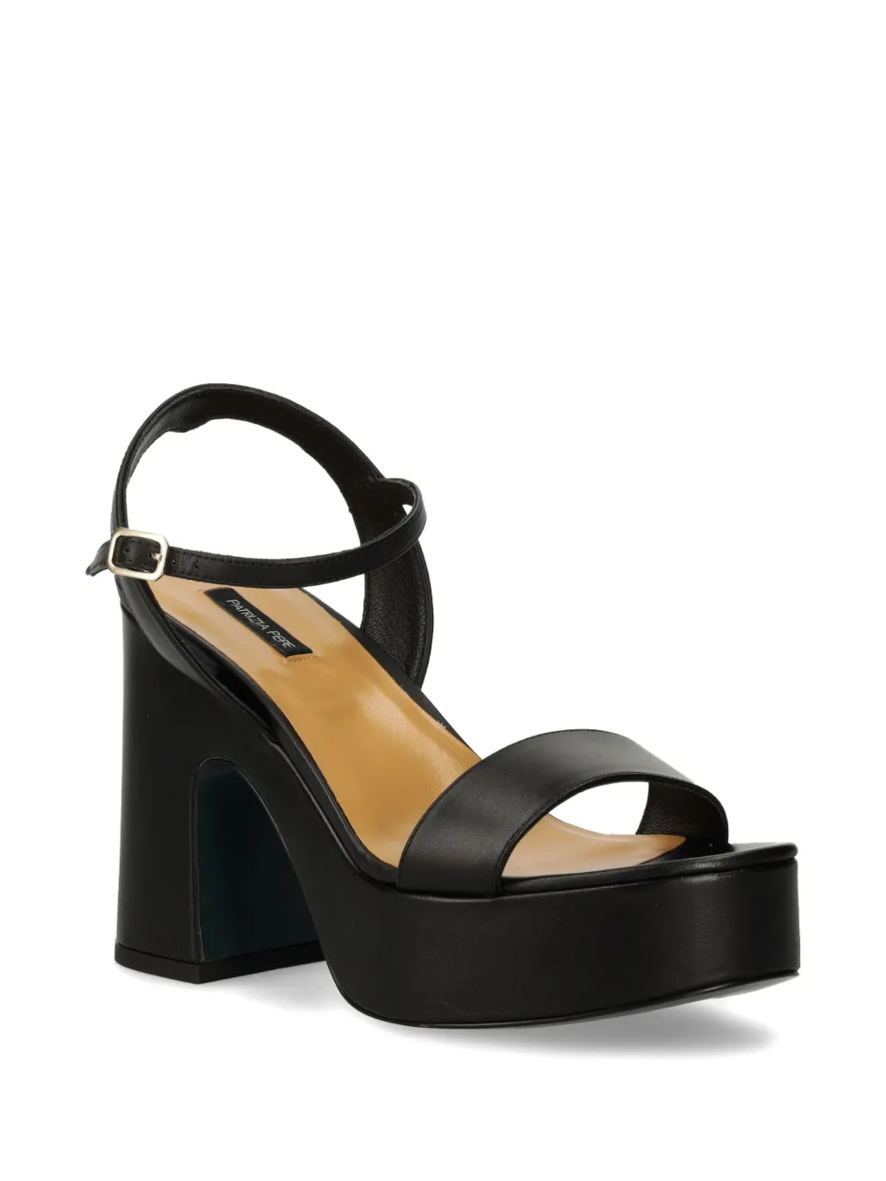 Patrizia Pepe 110mm leather sandals - Zwart