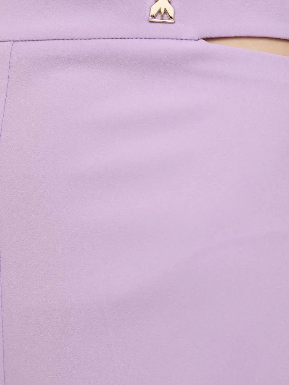 Patrizia Pepe Cut-out Detail Shorts In Purple