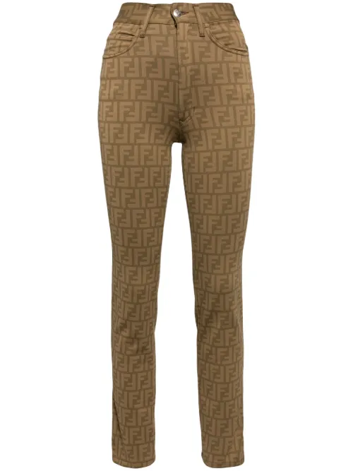 Jean skinny à taille haute - Fendi Pre-Owned - Modalova