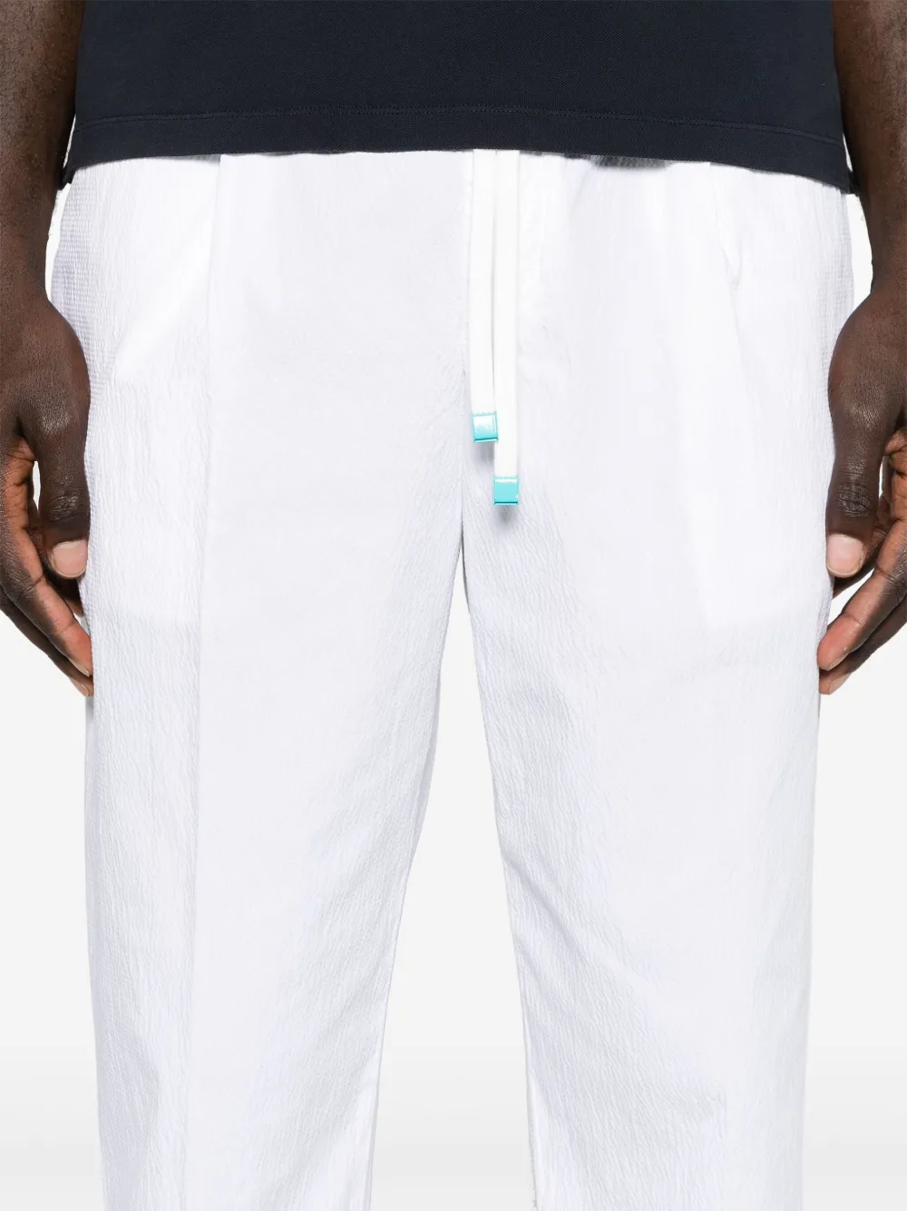 Jacob Cohen Daniel Tapered Trousers In White