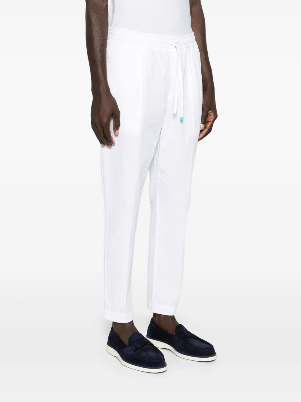 Jacob Cohen Daniel Tapered Trousers In White