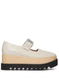 Stella McCartney Elyse star-studded platform shoes - Neutrals