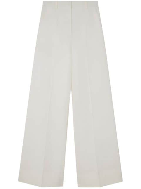 Stella McCartney high-rise flared wool trousers