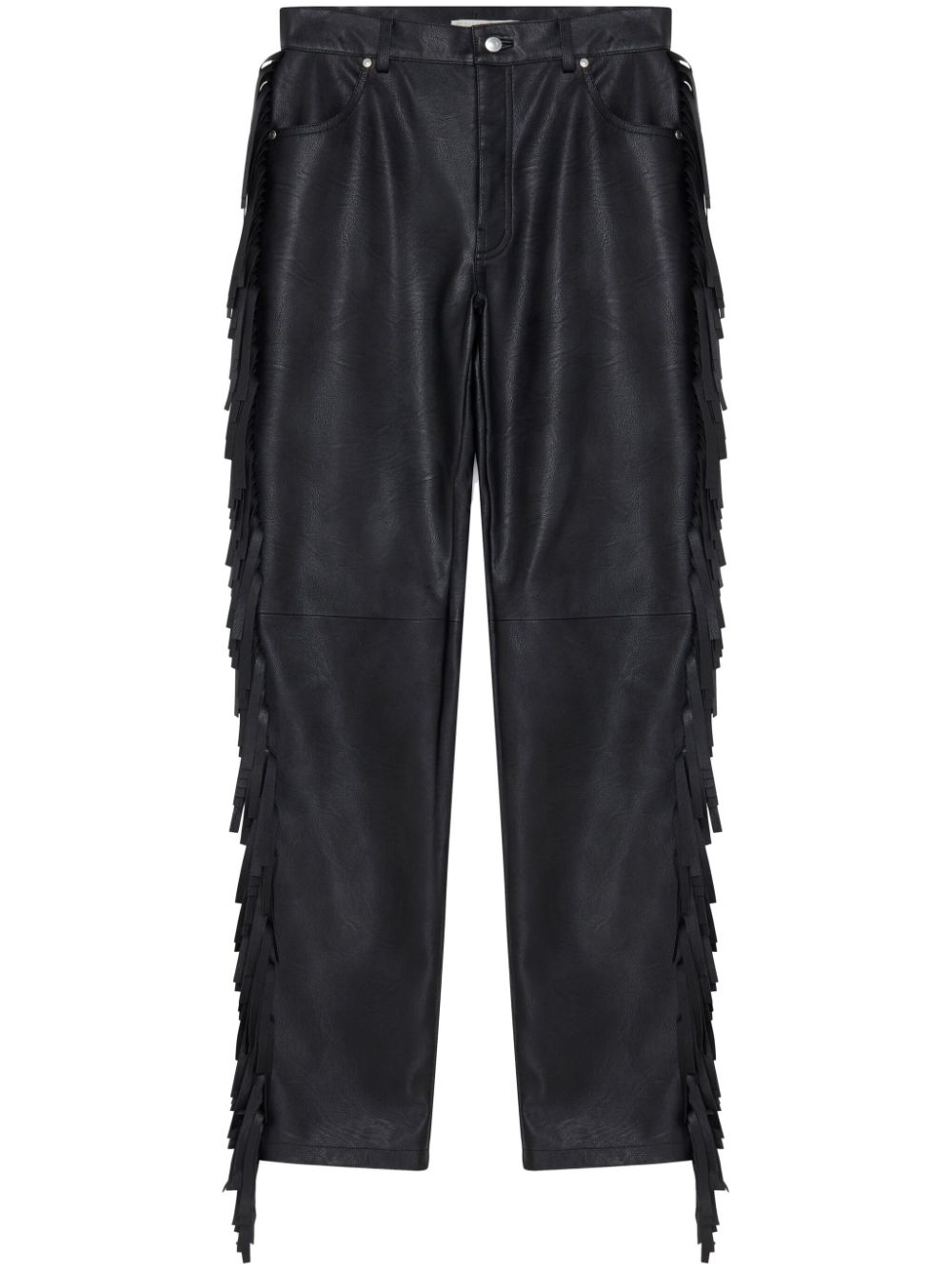 Stella McCartney Broek met franje Zwart