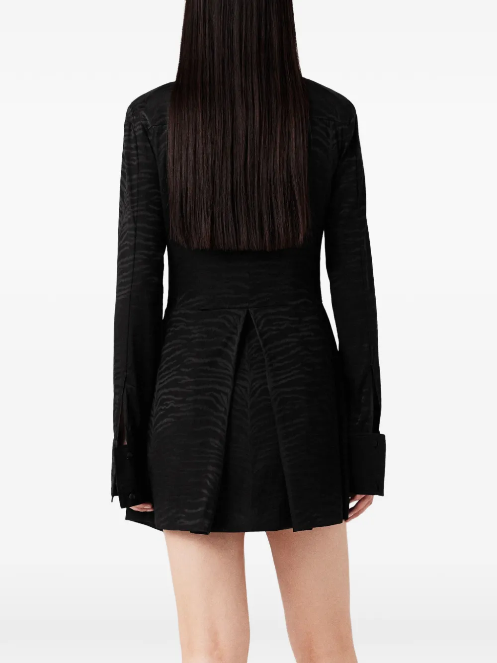 Stella McCartney Zijden mini-jurk Zwart