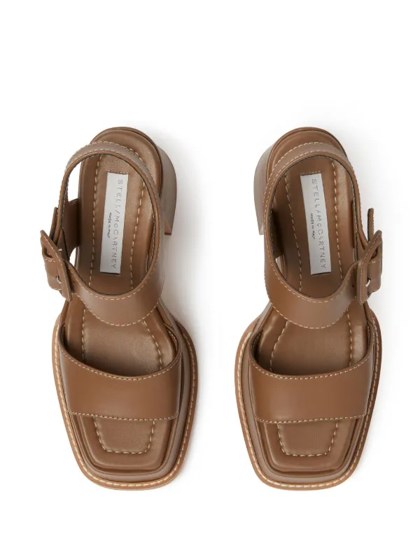 【STELLA McCARTNEY】Skyla プラットフォーム サンダル ロゴ Stella McCartney Skyla 100 プラットフォーム サンダル