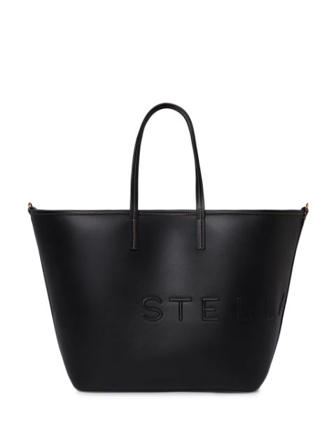 Stella McCartney logo-embossed tote bag Women