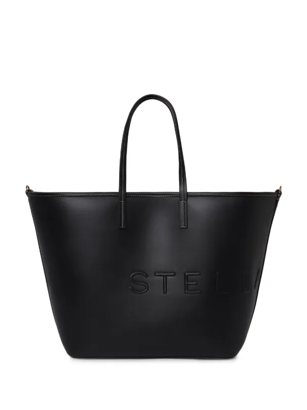 Stella McCartney ロゴエンボス ハンドバッグ - Farfetch