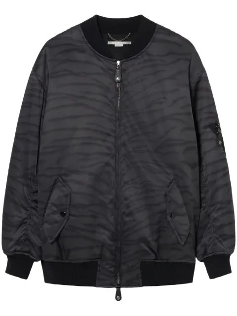 Stella McCartney tiger-print bomber jacket